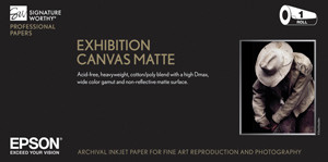 Exhibition Natural Canvas Matt 36" x 40' Roll S045399