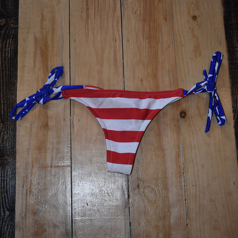 red white and blue bikini bottoms