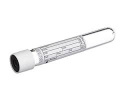 White top blood collection tubes 
