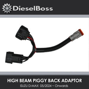 High Beam Piggy Back Adapter For Isuzu D-MAX DMAX 05/2024 ~ Onwards High Beam Piggy Back Adapter For Isuzu D-MAX DMAX 05/2024 ~ Onwards