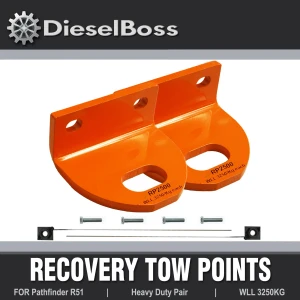 Recovery tow points for Nissan Pathfinder R51