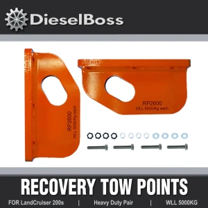 Recovery tow points for Toyota LandCruiser 200 series