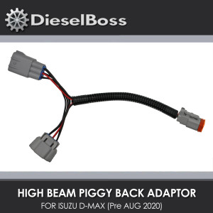 High Beam Piggy Back Adapter For Isuzu DMAX D-MAX ~ 08/2020