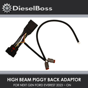 High Beam Piggy Back Adapter For NEXT GEN Ford Everest PLATINUM 2023 ~ Onwards High Beam Piggy Back Adapter For NEXT GEN Ford Everest PLATINUM 2023 ~ Onwards