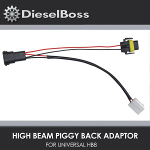 High Beam Piggy Back Adapter For Universal H8 LED Headlight