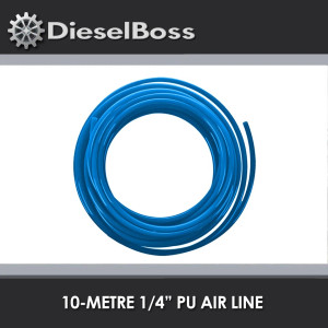 Air hose Pneumatic Polyethylene Tube blue PU Hose Pipe 1/4" x 10 metre Air hose Pneumatic Polyethylene Tube blue PU Hose Pipe 1/4" x 10 metre