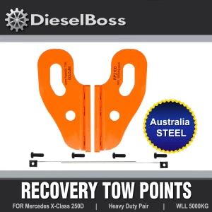 Recovery tow points for Mercedes X-Class 250D