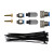 2-Port Diff Breather Kit with red hose for Mitsubishi Pajero Sport Triton MN MQ
