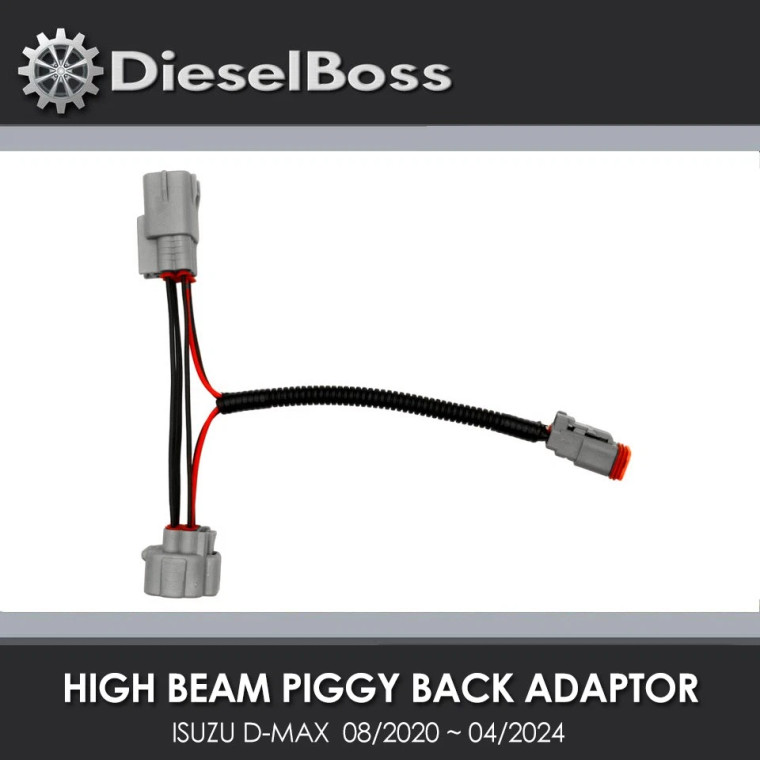 High Beam Piggy Back Adapter For Isuzu DMAX D-MAX 08/2020 ~ 2023