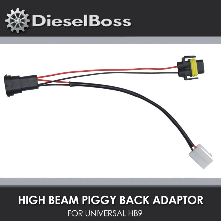 High Beam Piggy Back Adapter For Universal H9 LED Headlight