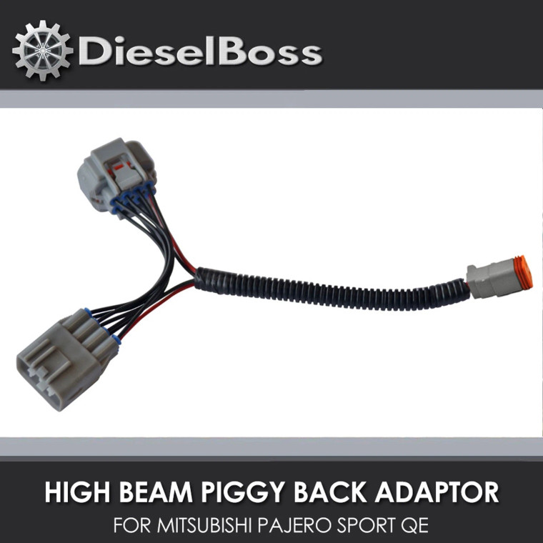 High Beam Piggy Back Adapter For Mitsubishi Pajero Sport QE 2015 ~ 2019