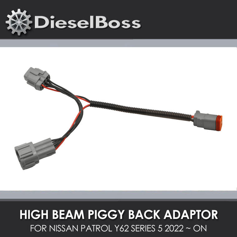 High Beam Piggy Back Adapter For Nissan Patrol Y62 Series 5 2020 ~ Onwards