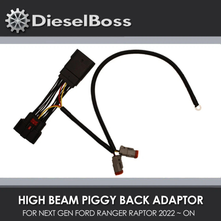 High Beam Piggy Back Adapter For NEXT GEN FORD Ranger Raptor 2022 ~ Onwards