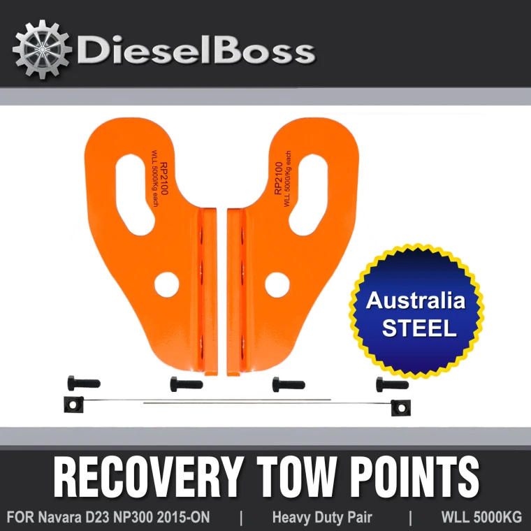 Recovery tow points for Nissan Navara D23 NP300 2015 - Onwards