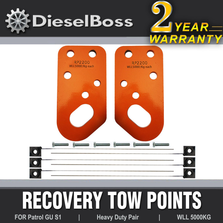 Recovery Tow Points For Nissan Patrol GU Series 1