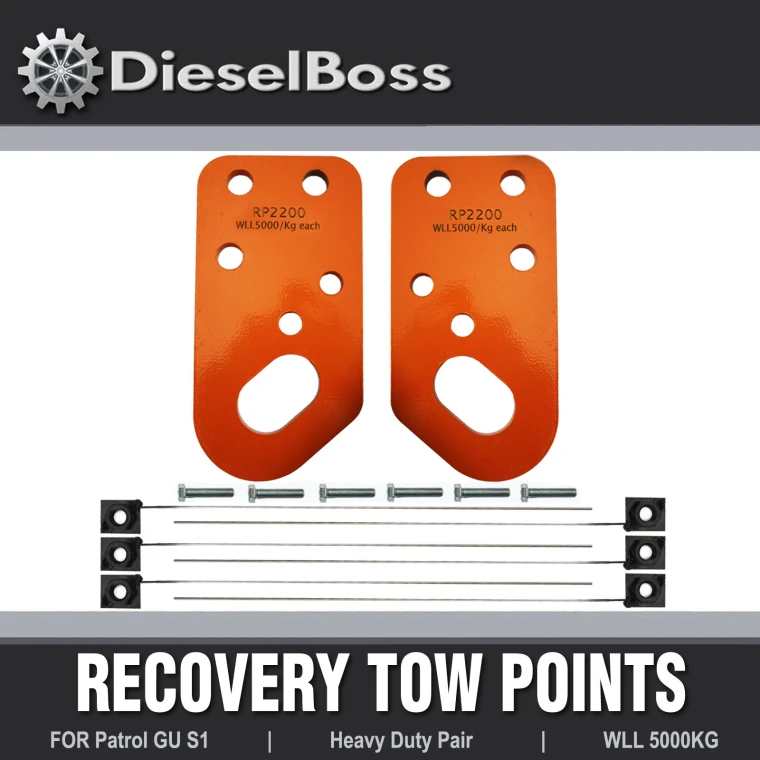 Recovery Tow Points For Nissan Patrol GU Series 1