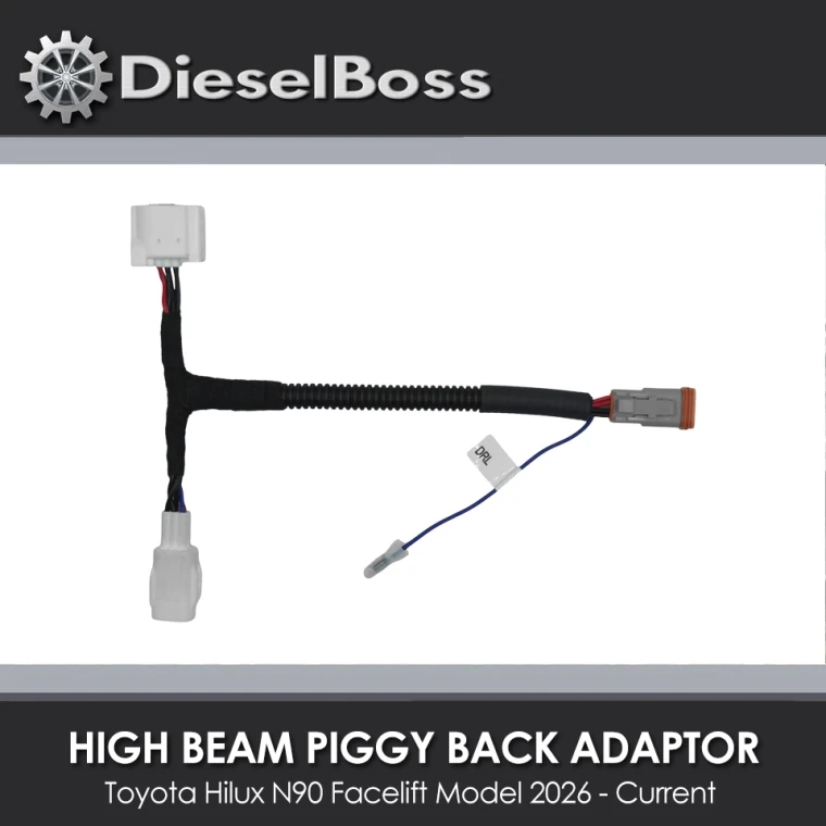 High Beam Piggy Back Adapter For Toyota Hilux N90 Facelift Model WorkMate, SR Only