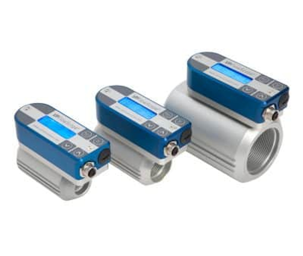 1/2" Inline compressed air flow meter