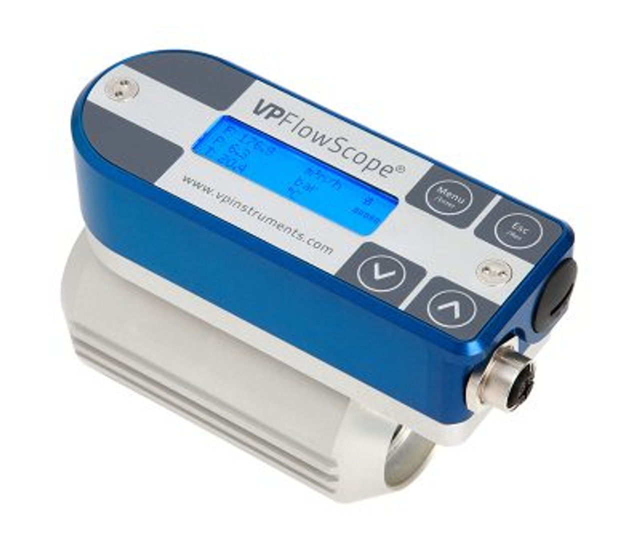 2" Inline compressed air flow meter