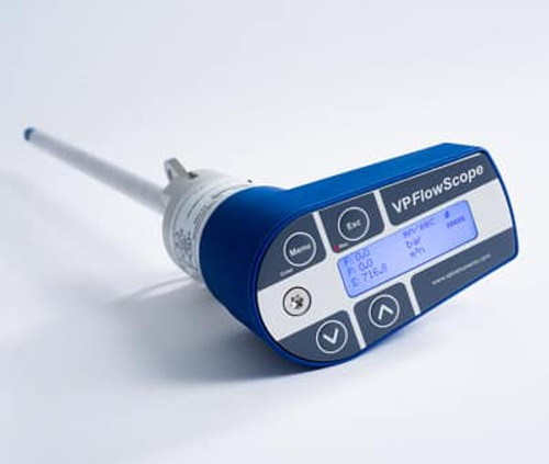 VP Instruments VPFlowScope thermal mass compressed air flow meter VP Instruments VPFlowScope thermal mass compressed air flow meter