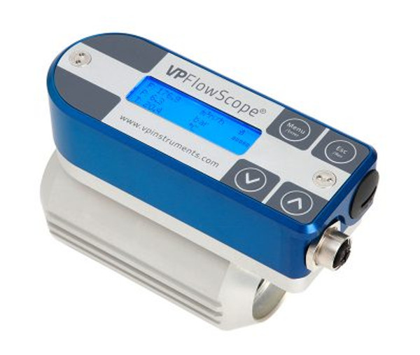 1" Inline compressed air flow meter