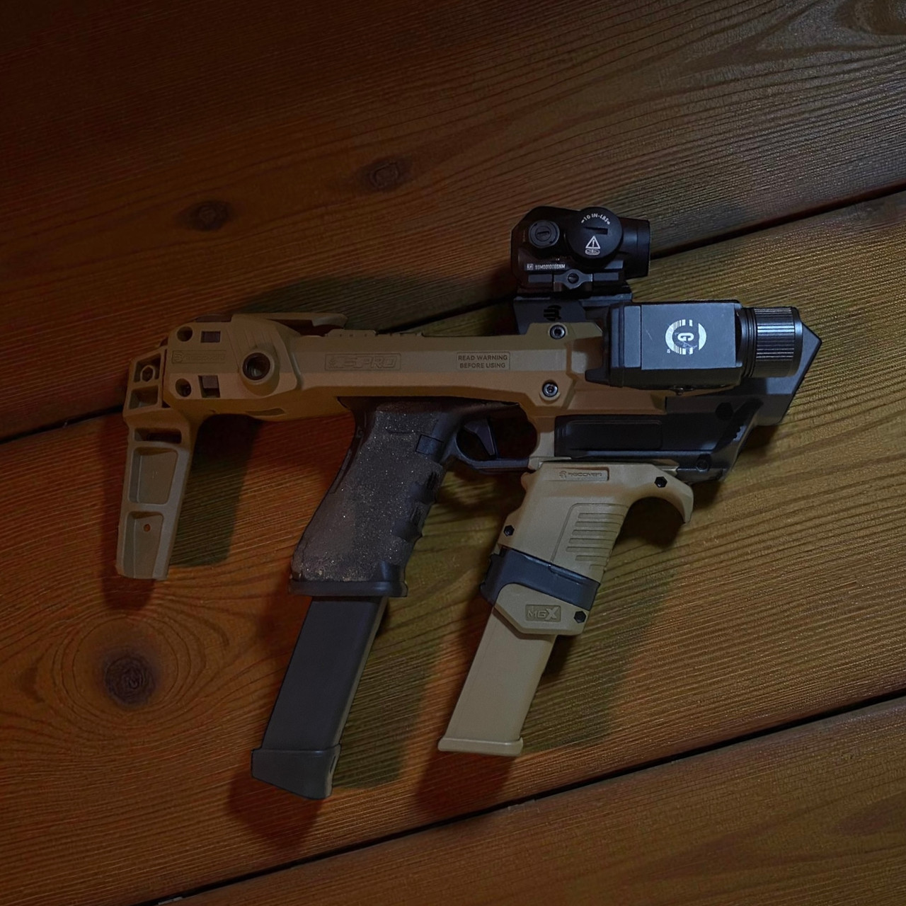 Recover Tactical S-PRO Pistol Stabilizer Conversion Kit (Pistol Brace)