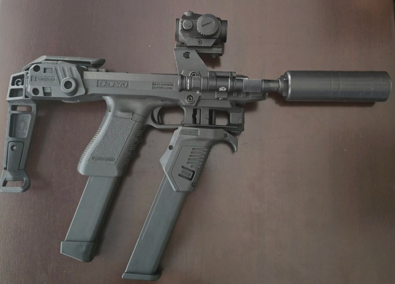 Recover Tactical S-PRO Pistol Stabilizer Conversion Kit (Pistol Brace)