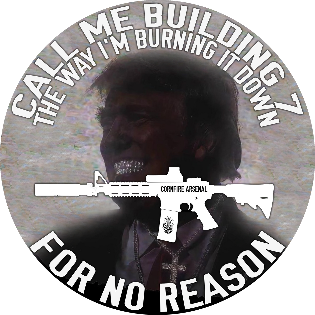 Burn it Down Sticker