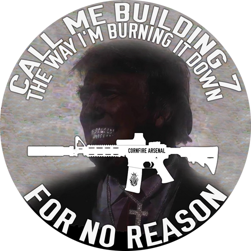 Burn it Down Sticker