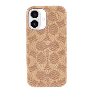 iPhone 16 Coach Slim Wrap Signature C Case - Tan - 15-13361