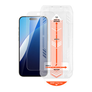 iPhone 16 Pro Max HyperGear Matte Glass Screen Protector w/ Easy Installation Applicator Tray - 15-13667 iPhone 16 Pro Max HyperGear Matte Glass Screen Protector w/ Easy Installation Applicator Tray - 15-13667