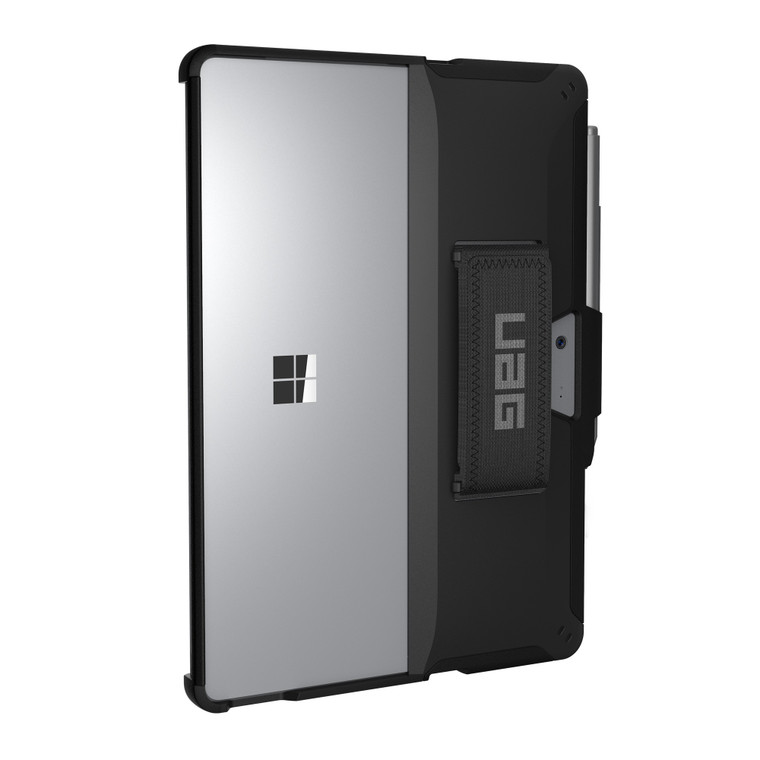 Microsoft Surface Go 4/3/2/1 UAG Scout Series Case w/H+S Strap - Black - 15-09949
