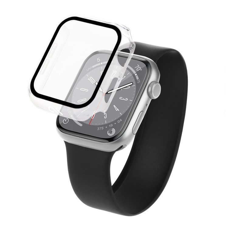 Apple Watch Series 4,5,6,SE 44mm Case-Mate Tough w/Integrated Glass Screen Protector - Clear - 15-11268