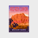 Red Rock Canyon NCA Wilson Cliffs Vintage Decal