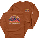 Red Rock Canyon NCA Sunrise Calico Mountain Long Sleeve Tee