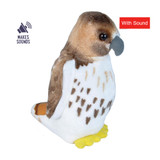 Audubon II Red-tailed Hawk Stuffed Animal with Sound - 5"