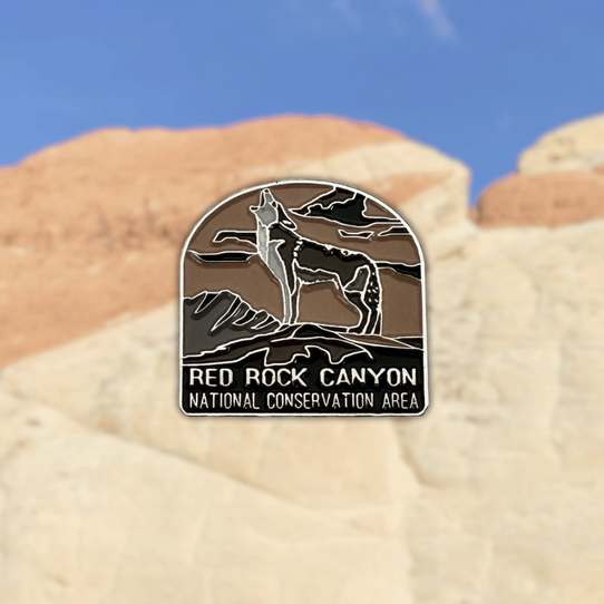 Red Rock Canyon NCA Coyote Lapel Pin