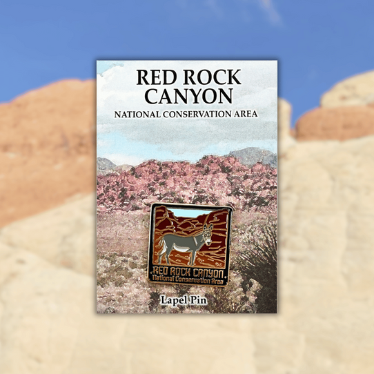 Red Rock Canyon NCA Burro Lapel Pin