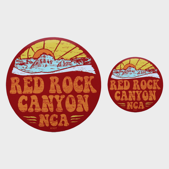 Red Rock Canyon NCA Red Flashback Decal