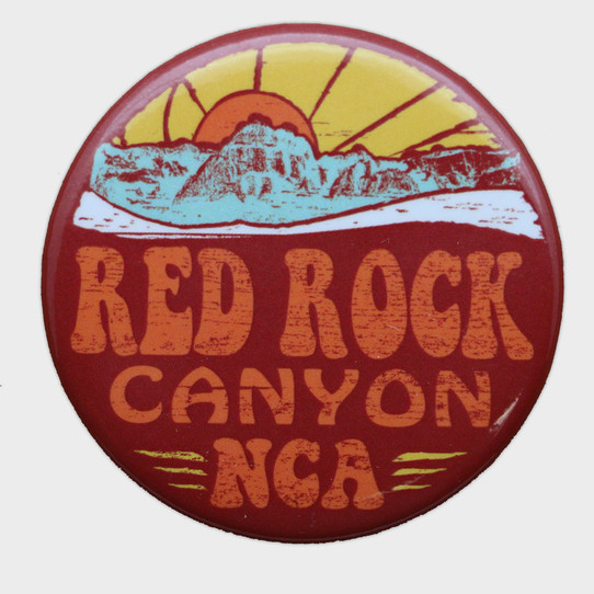 Red Rock Canyon NCA Flashback Circle Magnet