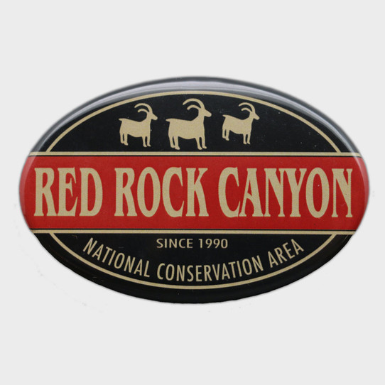 Red Rock Canyon NCA Bighorn Sheep Oval Magnet