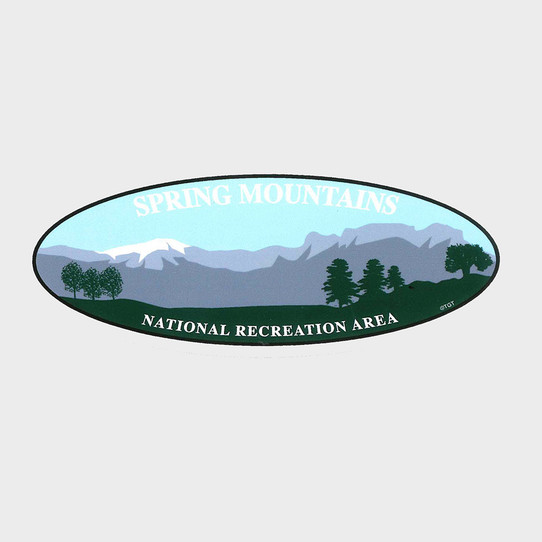 Spring Mountains (SMNRA) Mt. Charleston Oval Decal