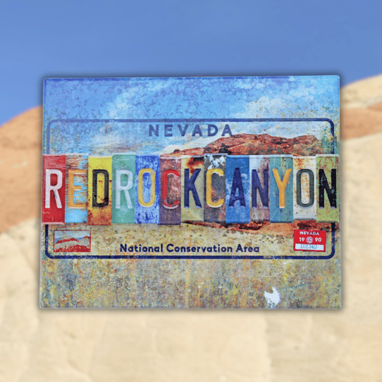 Red Rock Canyon NCA License Plate Magnet