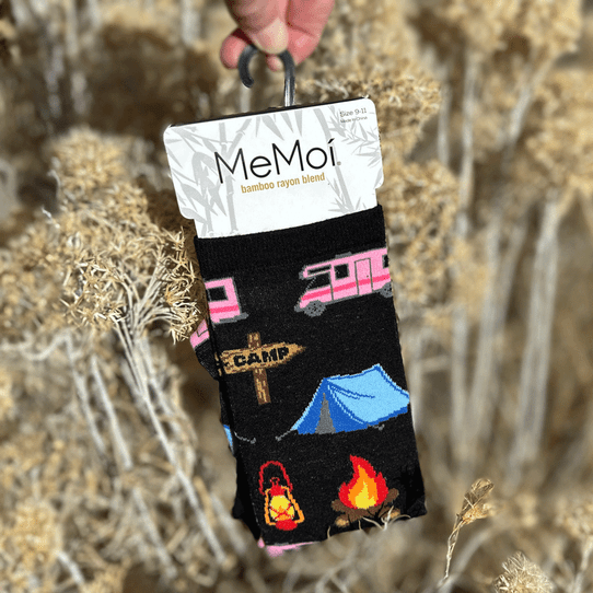 Happy Camper Crew Socks