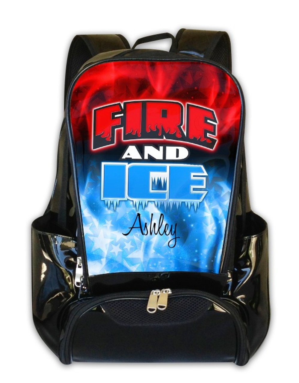 Customized and Personalized Fire and Ice Allstars Backpack