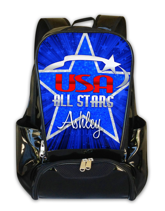 Customized and Personalized USA Allstars Cheer Backpack display picture 3