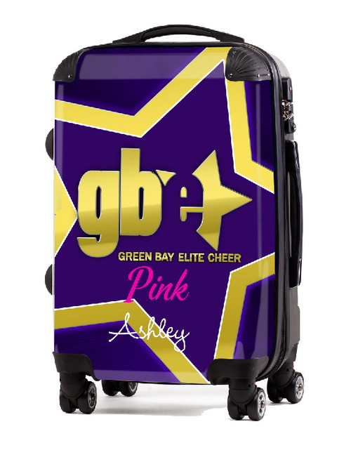 Green Bay Elite Cheer PINK 20" Carry-on Luggage