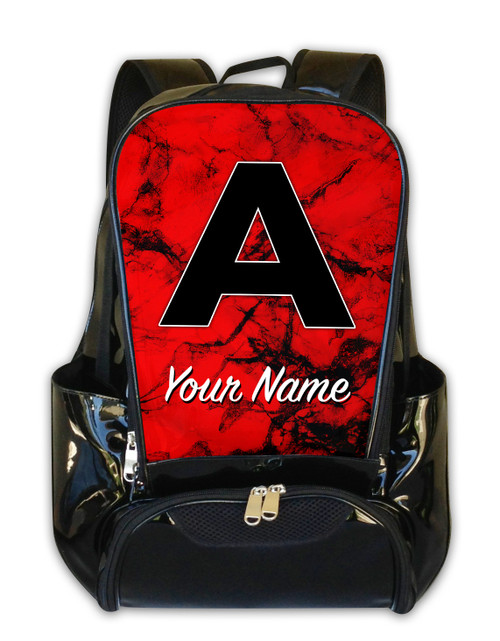 red cheer backpack