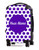 Purple Polka Dots - 24" Check-in Luggage