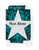 Teal Glitter Stars - Graphic Insert for - 20" Carry-On Luggage